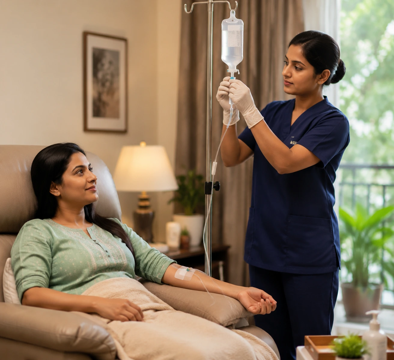 Nurse for drip at home near me